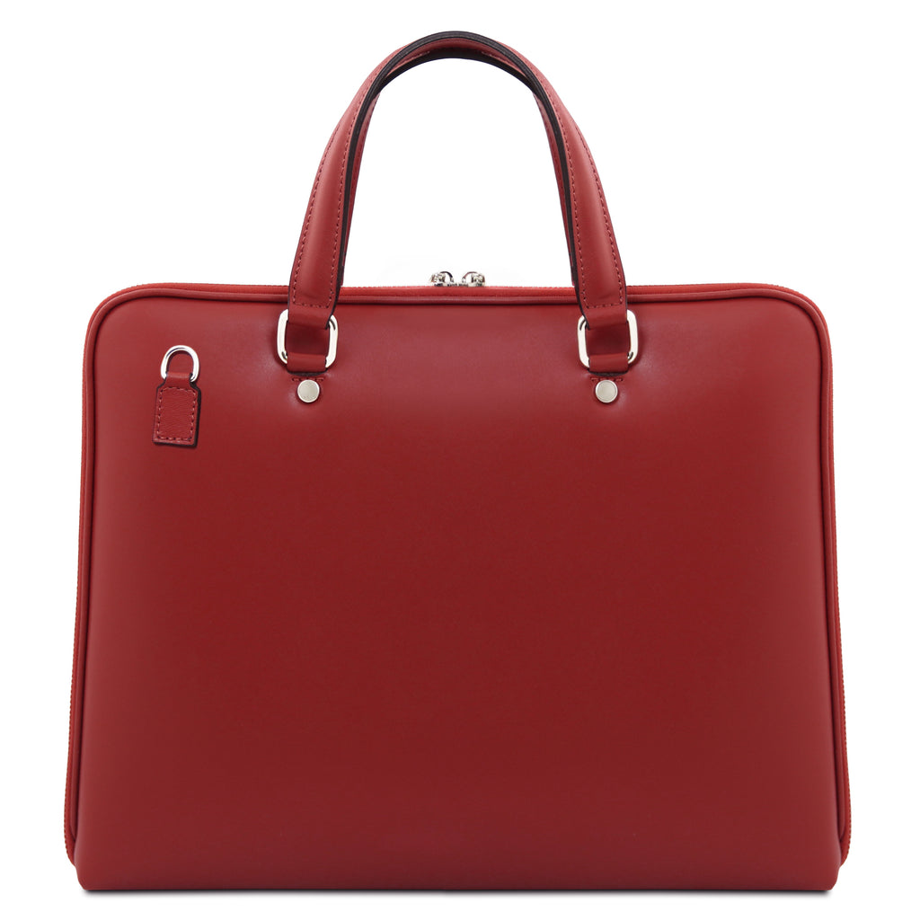 Sac business cuir Saffiano 2 compartiments format A4 VERONA