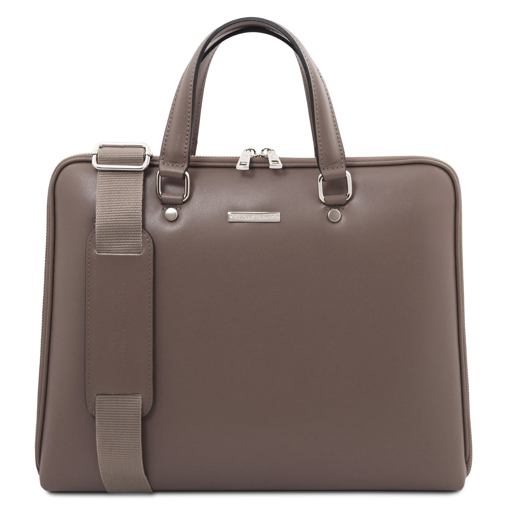 Sac business cuir Saffiano 2 compartiments format A4 VERONA
