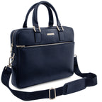 Cartable homme porte ordinateur cuir grainé format A4 FERRARA