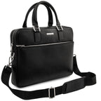Cartable homme porte ordinateur cuir grainé format A4 FERRARA