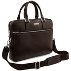 Cartable homme porte ordinateur cuir grainé format A4 FERRARA
