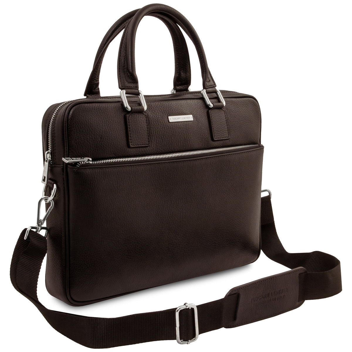 Cartable homme porte ordinateur cuir grainé format A4 FERRARA