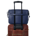 Sac messenger homme cuir Saffiano A4 2 compartiments TORINO