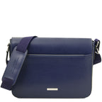 Sac messenger homme cuir Saffiano A4 2 compartiments TORINO