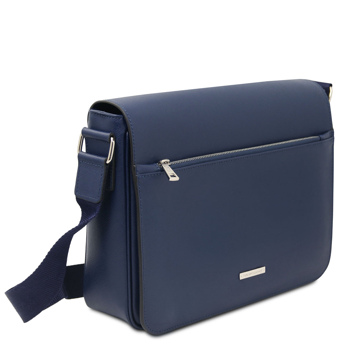 Sac messenger homme cuir Saffiano A4 2 compartiments TORINO