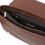 Sac messenger homme cuir Saffiano A4 2 compartiments TORINO