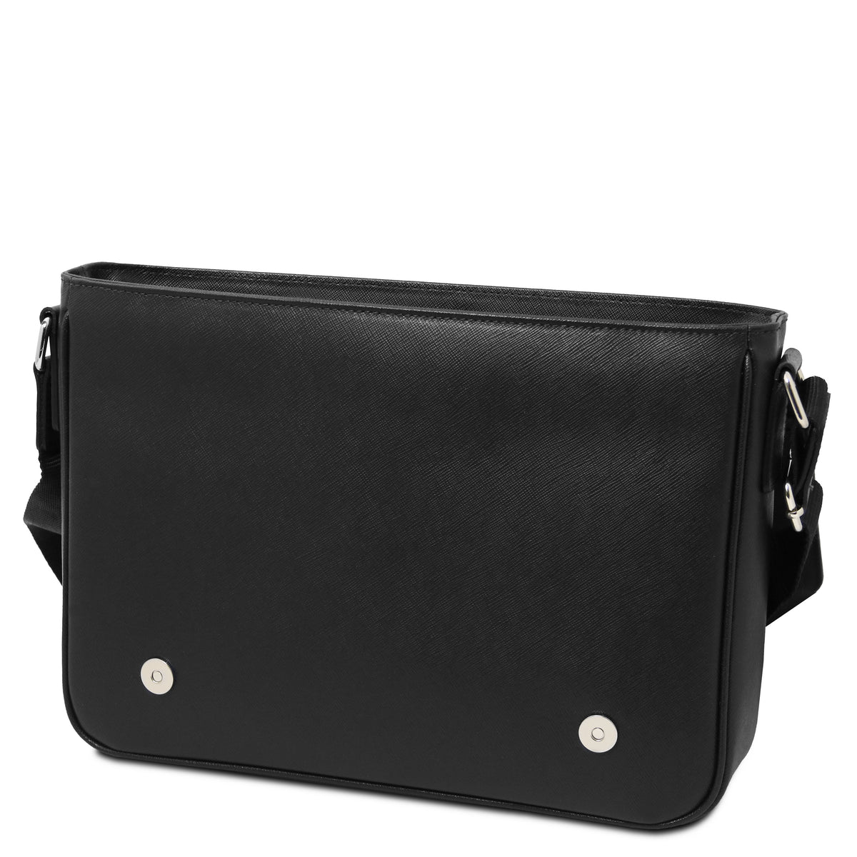Sac messenger homme cuir Saffiano A4 2 compartiments TORINO