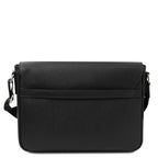 Sac messenger homme cuir Saffiano A4 2 compartiments TORINO
