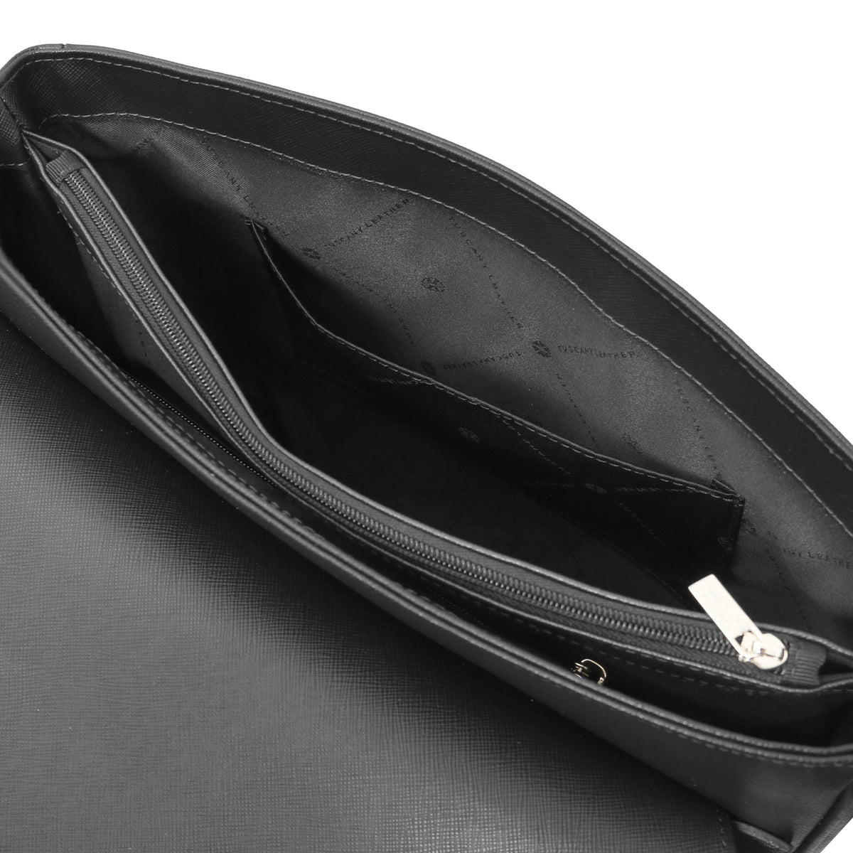Sac messenger homme cuir Saffiano A4 2 compartiments TORINO