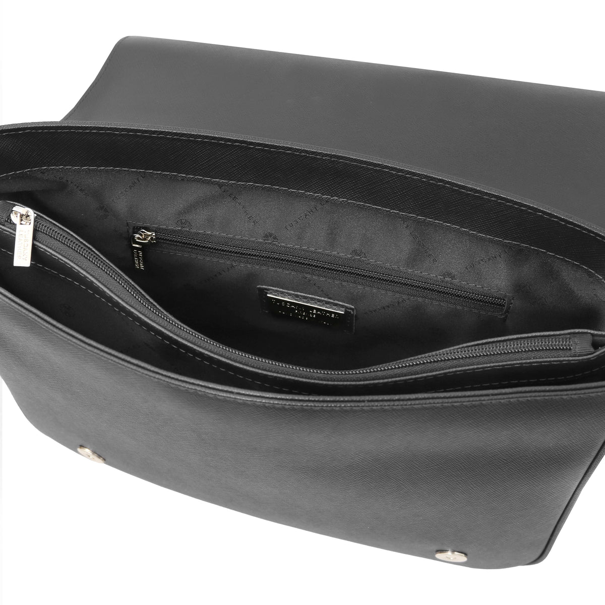 Sac messenger homme cuir Saffiano A4 2 compartiments TORINO