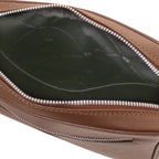 Sac bandoulière homme cuir Saffiano compact LUKE