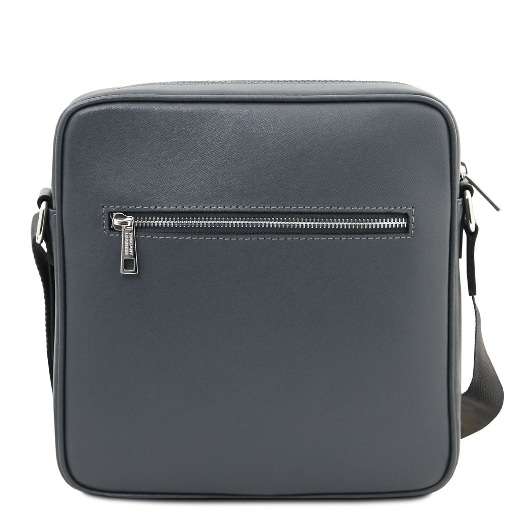 Sac bandoulière homme cuir Saffiano compact LUKE