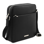 Sac bandoulière homme cuir Saffiano compact LUKE
