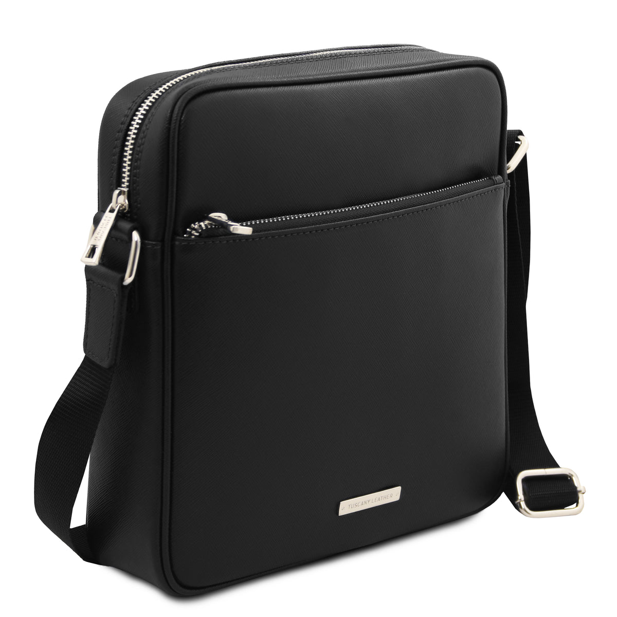 Sac bandoulière homme cuir Saffiano compact LUKE