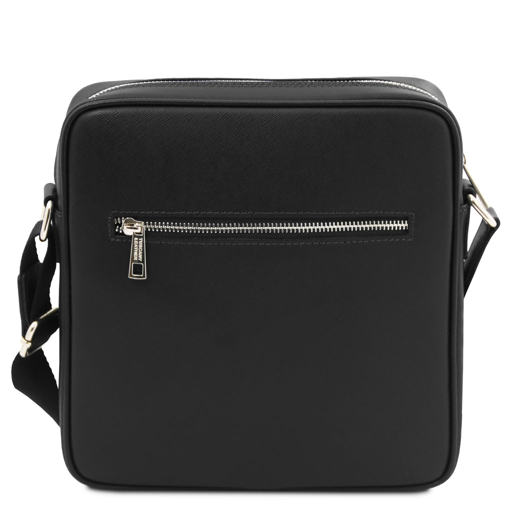 Sac bandoulière homme cuir Saffiano compact LUKE