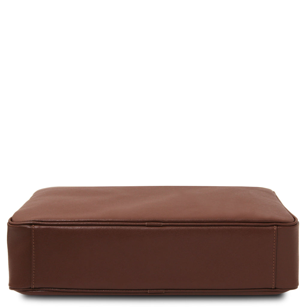 Cartable homme cuir Saffiano ordinateur 15 pouces TORINO