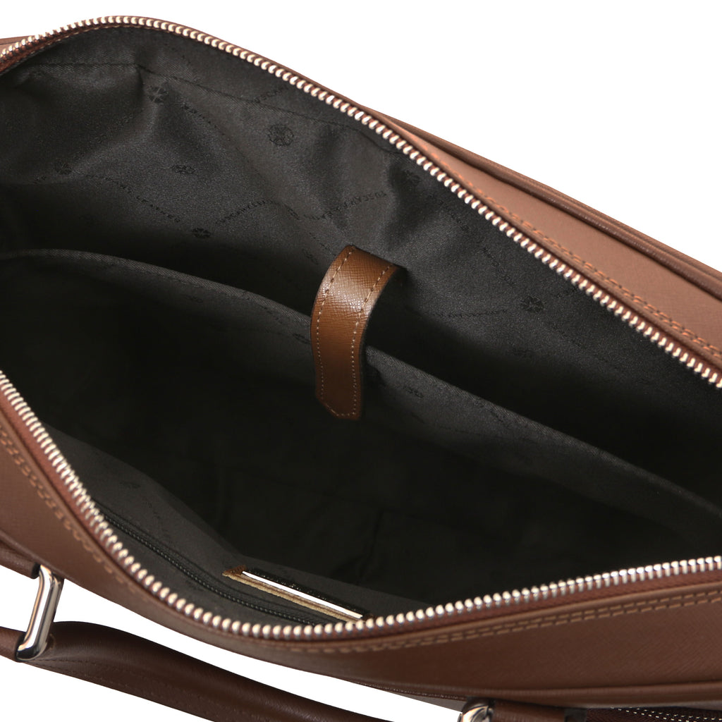 Cartable homme cuir Saffiano ordinateur 15 pouces TORINO
