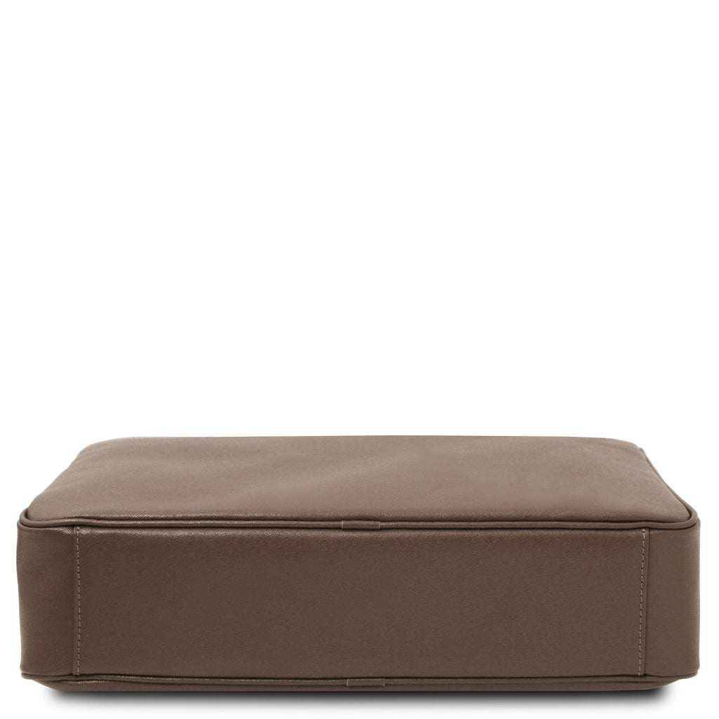 Cartable homme cuir Saffiano ordinateur 15 pouces TORINO