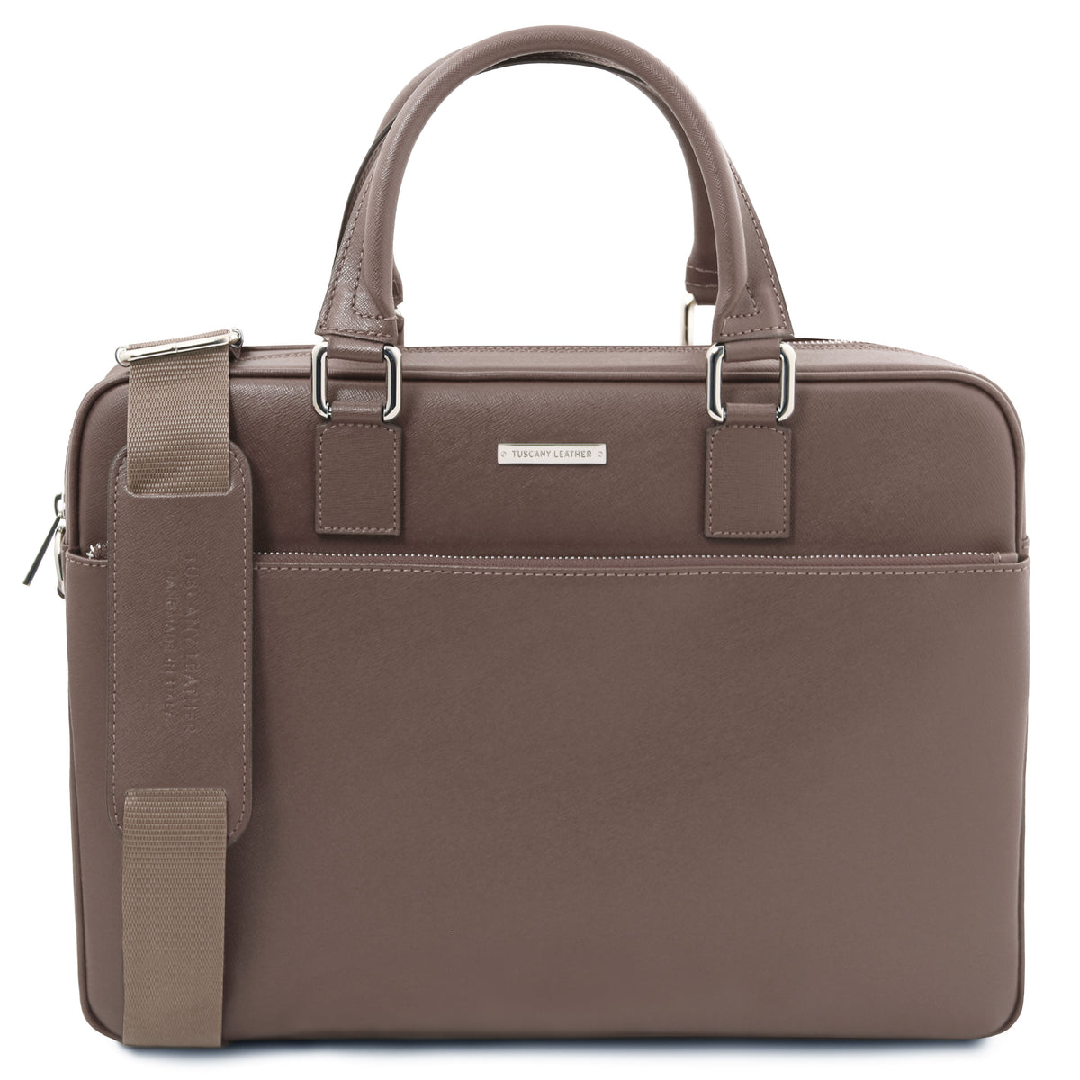 Cartable homme cuir Saffiano ordinateur 15 pouces TORINO