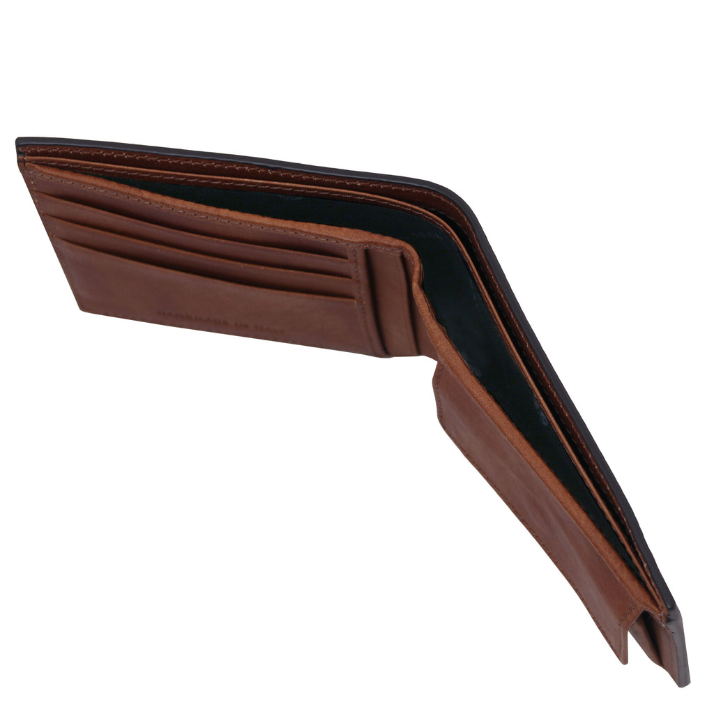 Portefeuille homme ESCLUSIVO en cuir avec porte-monnaie