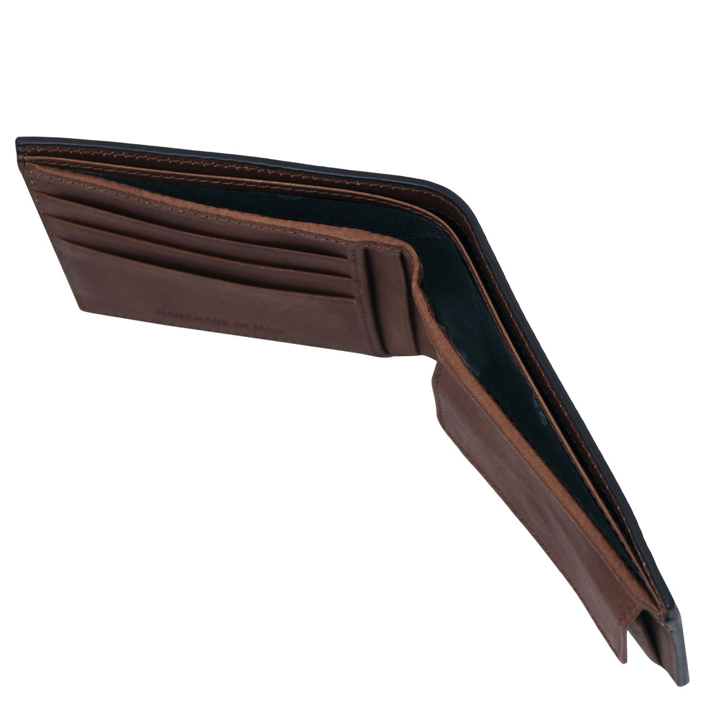 Portefeuille homme ESCLUSIVO en cuir avec porte-monnaie