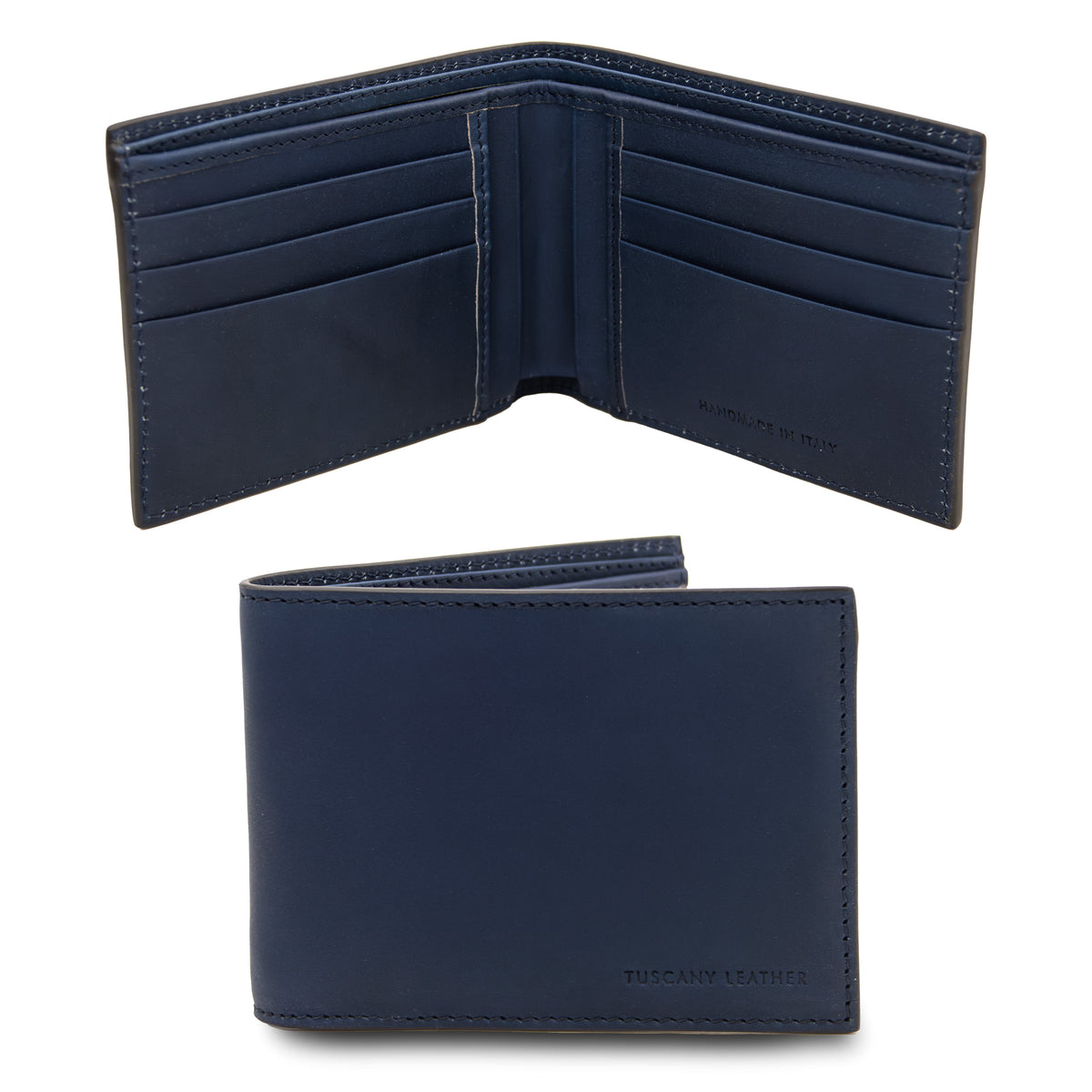 Portefeuille homme ESCLUSIVO cuir pleine fleur 10 cartes