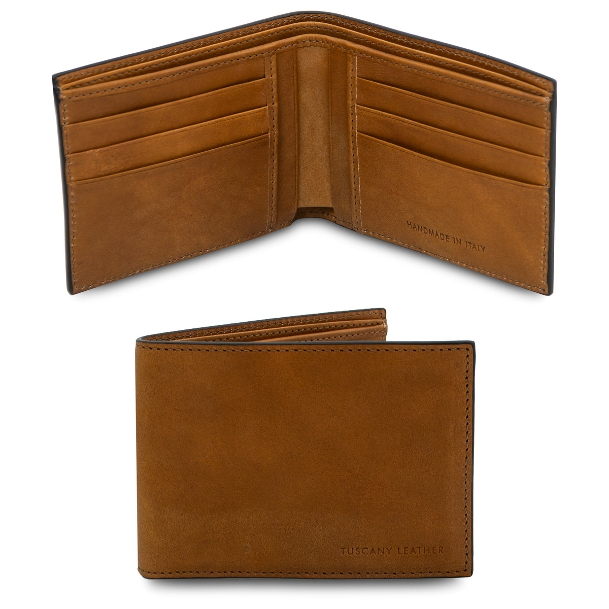 Portefeuille homme ESCLUSIVO cuir pleine fleur 10 cartes