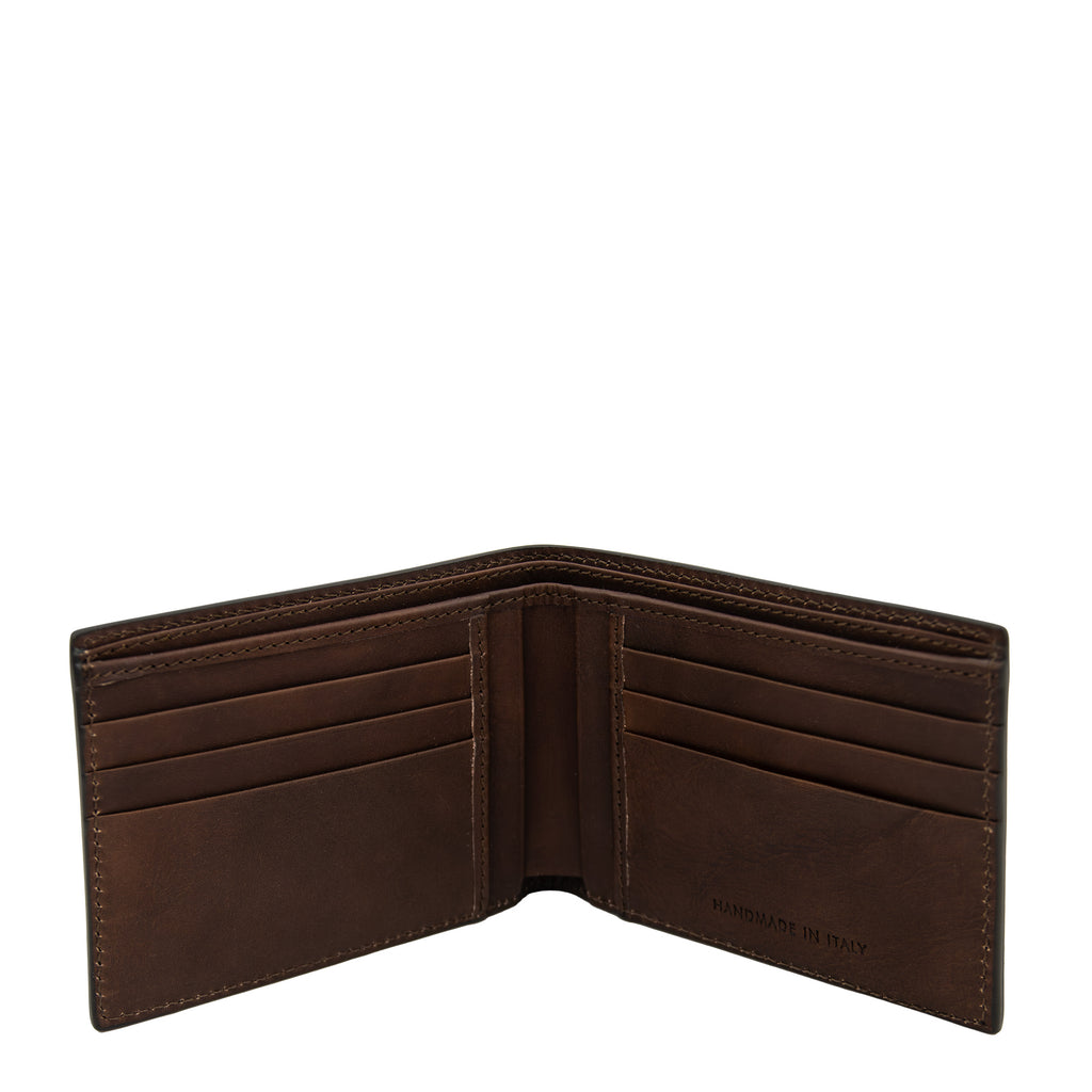 Portefeuille homme ESCLUSIVO cuir pleine fleur 10 cartes