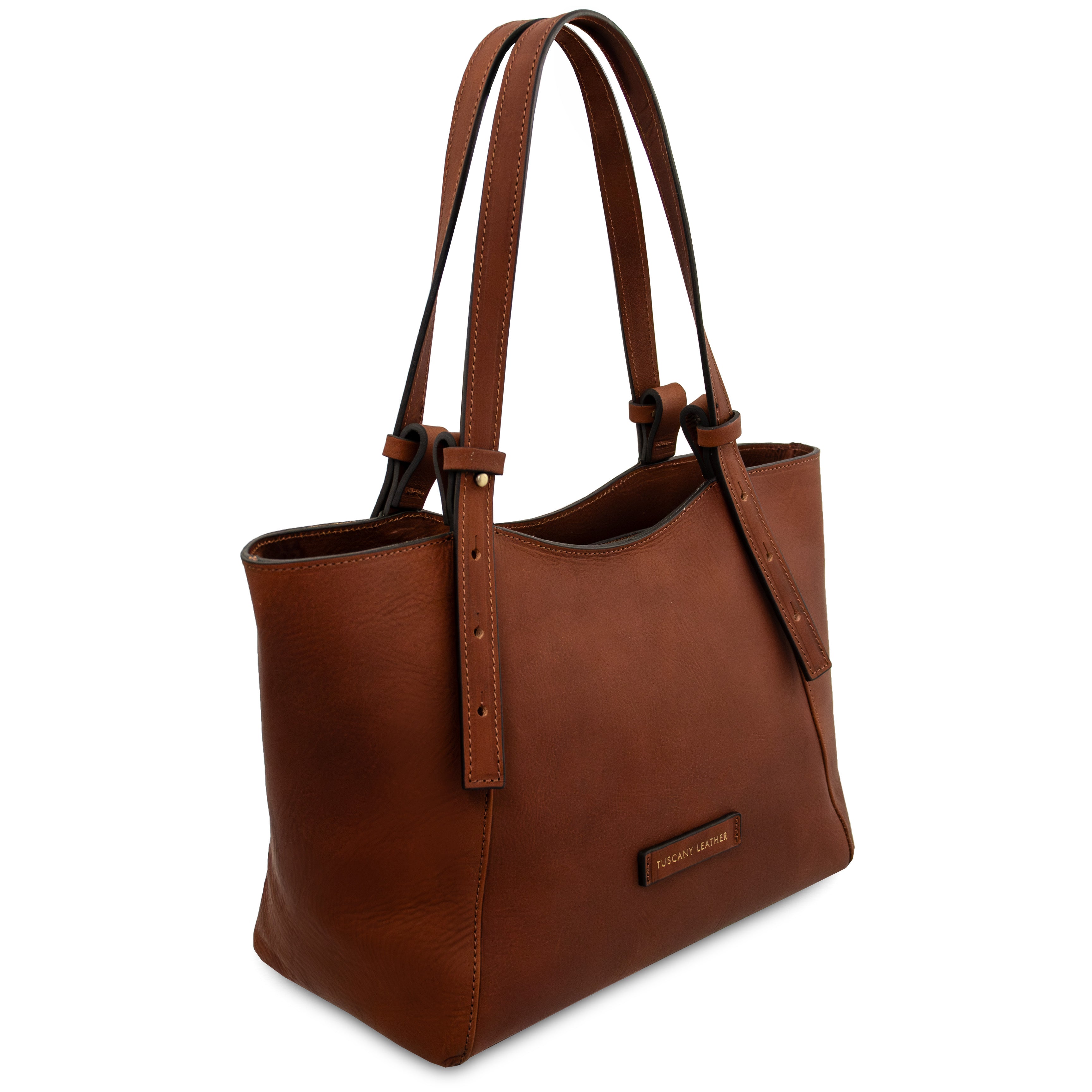 LIBRA — Cabas en cuir pleine fleur à tannage végétal Image secondaire du produit