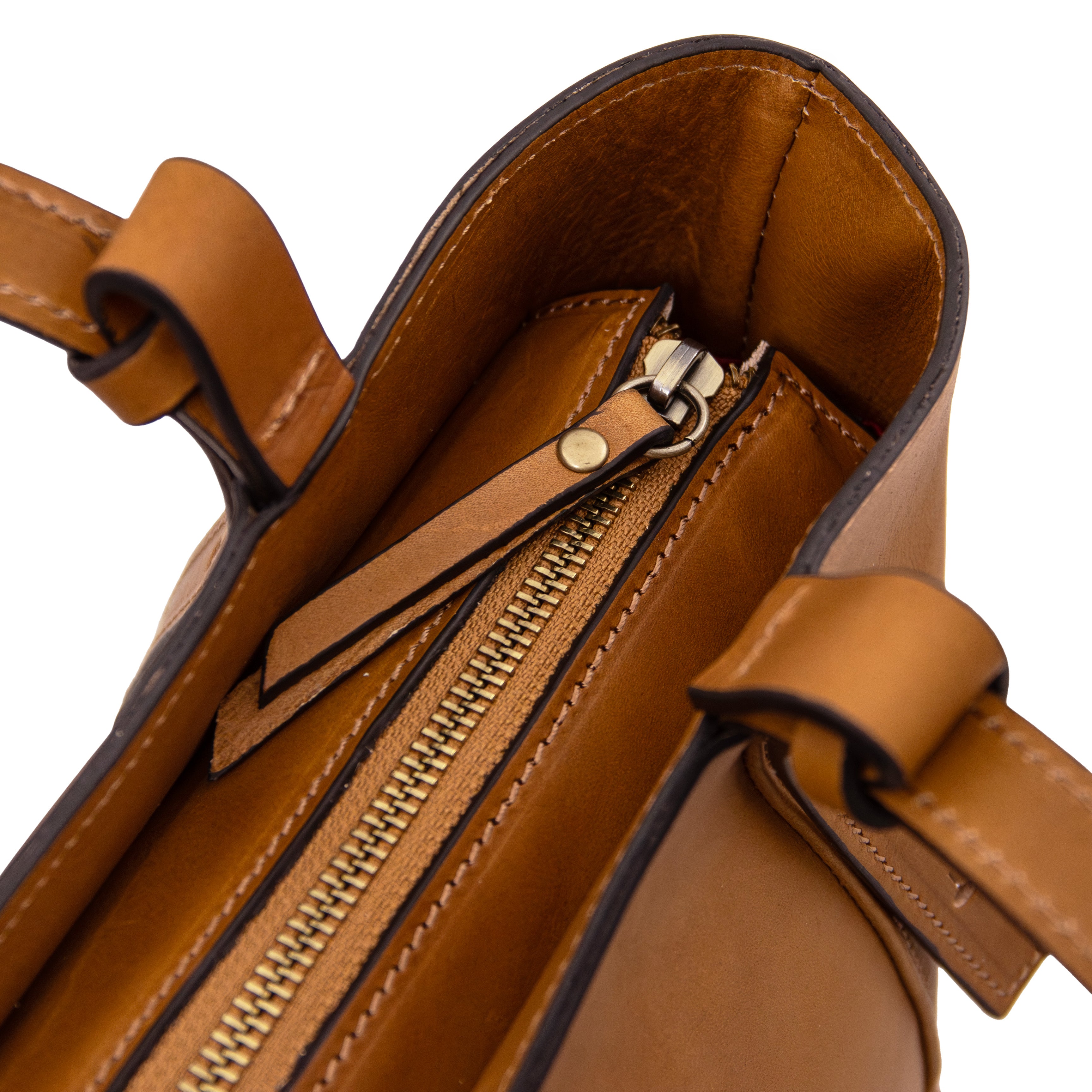 LIBRA — Cabas en cuir pleine fleur à tannage végétal
