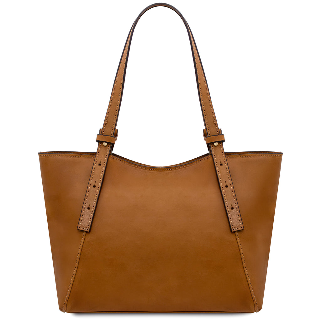 LIBRA — Cabas en cuir pleine fleur à tannage végétal