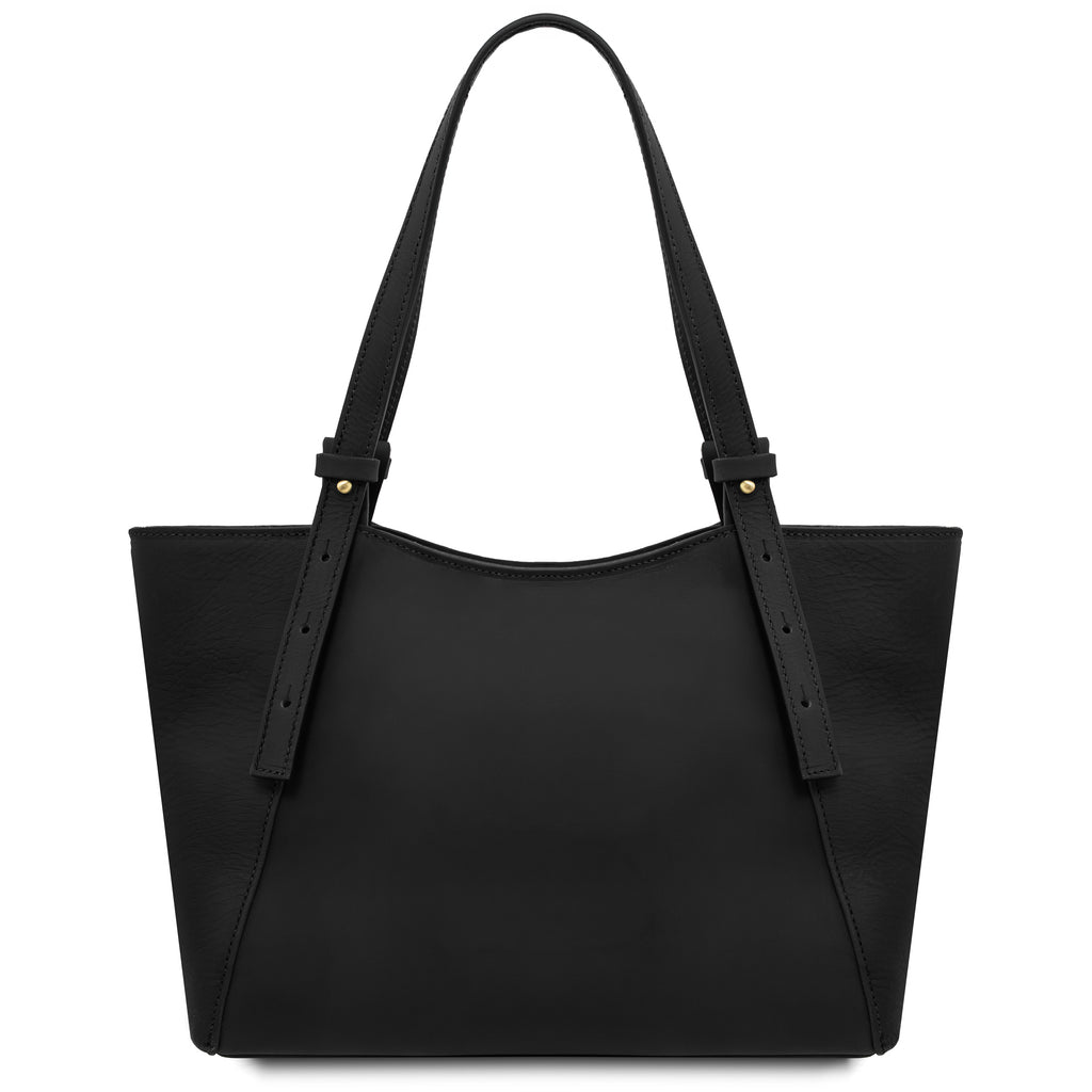 LIBRA — Cabas en cuir pleine fleur à tannage végétal