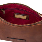 PARFAIT — Sac pochette en cuir pleine fleur