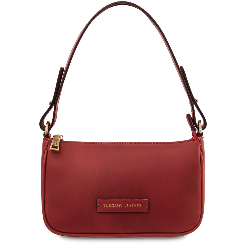 PARFAIT — Sac pochette en cuir pleine fleur