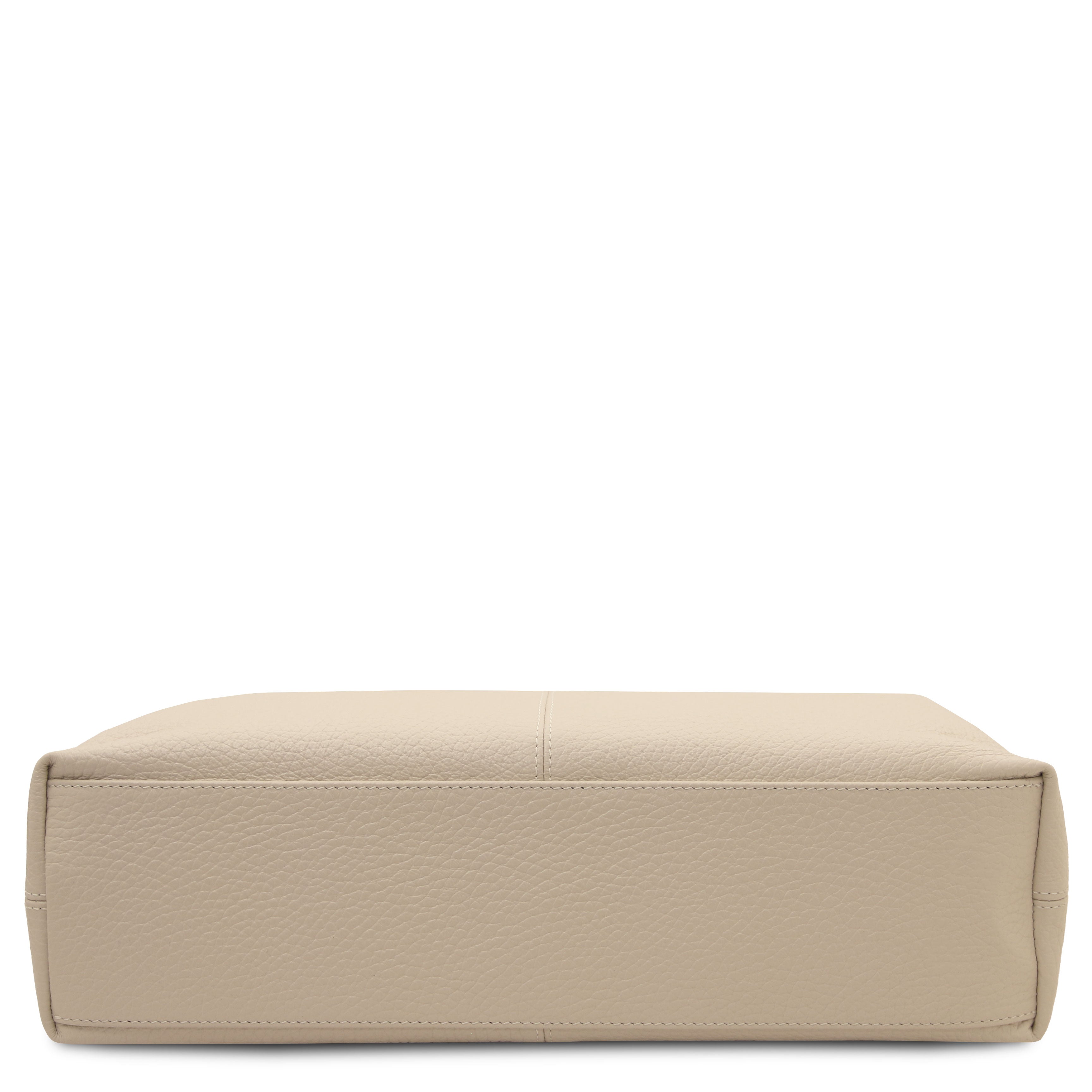 PLENIA — Grand sac shopping en cuir grainé