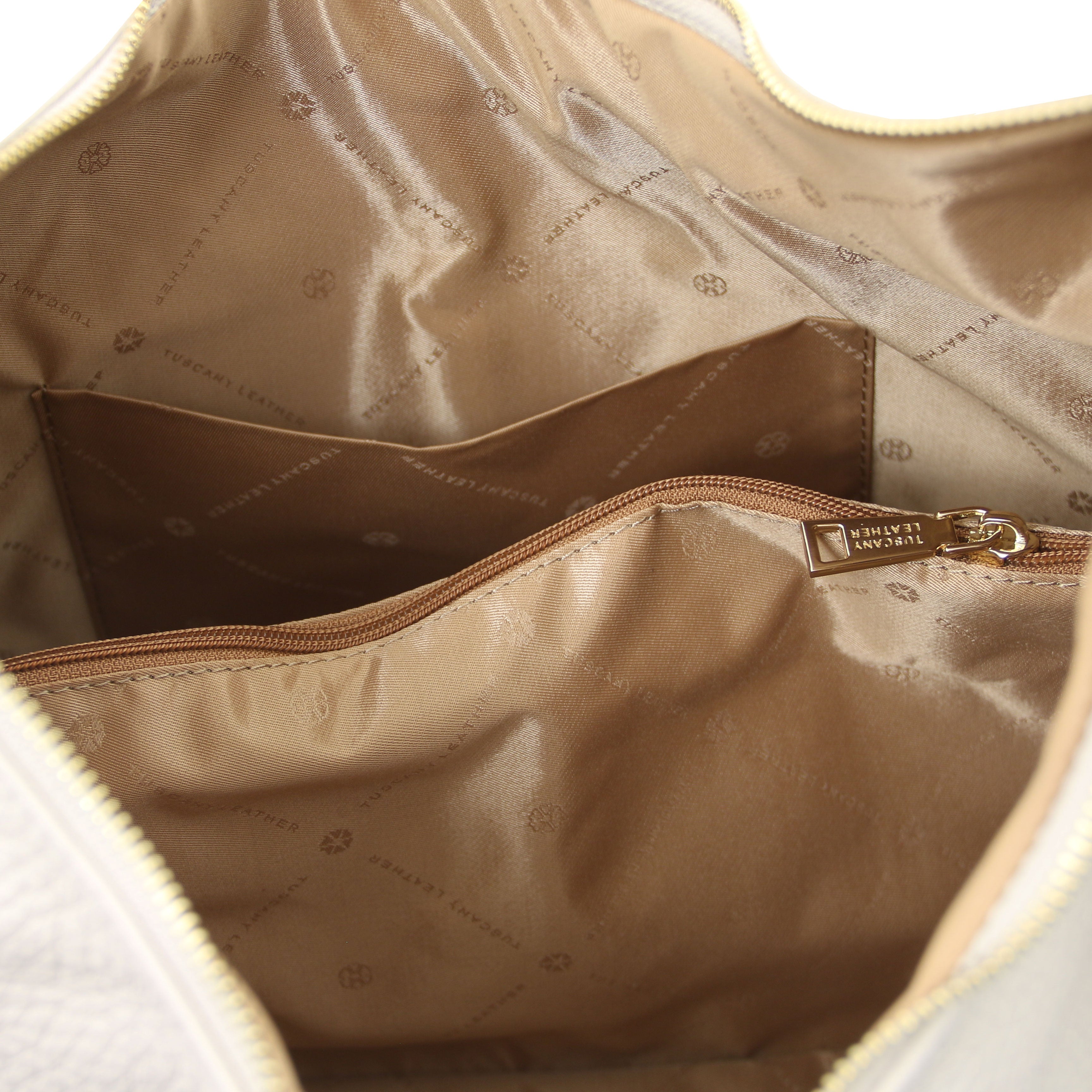PLENIA — Grand sac shopping en cuir grainé