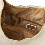 PLENIA — Grand sac shopping en cuir grainé