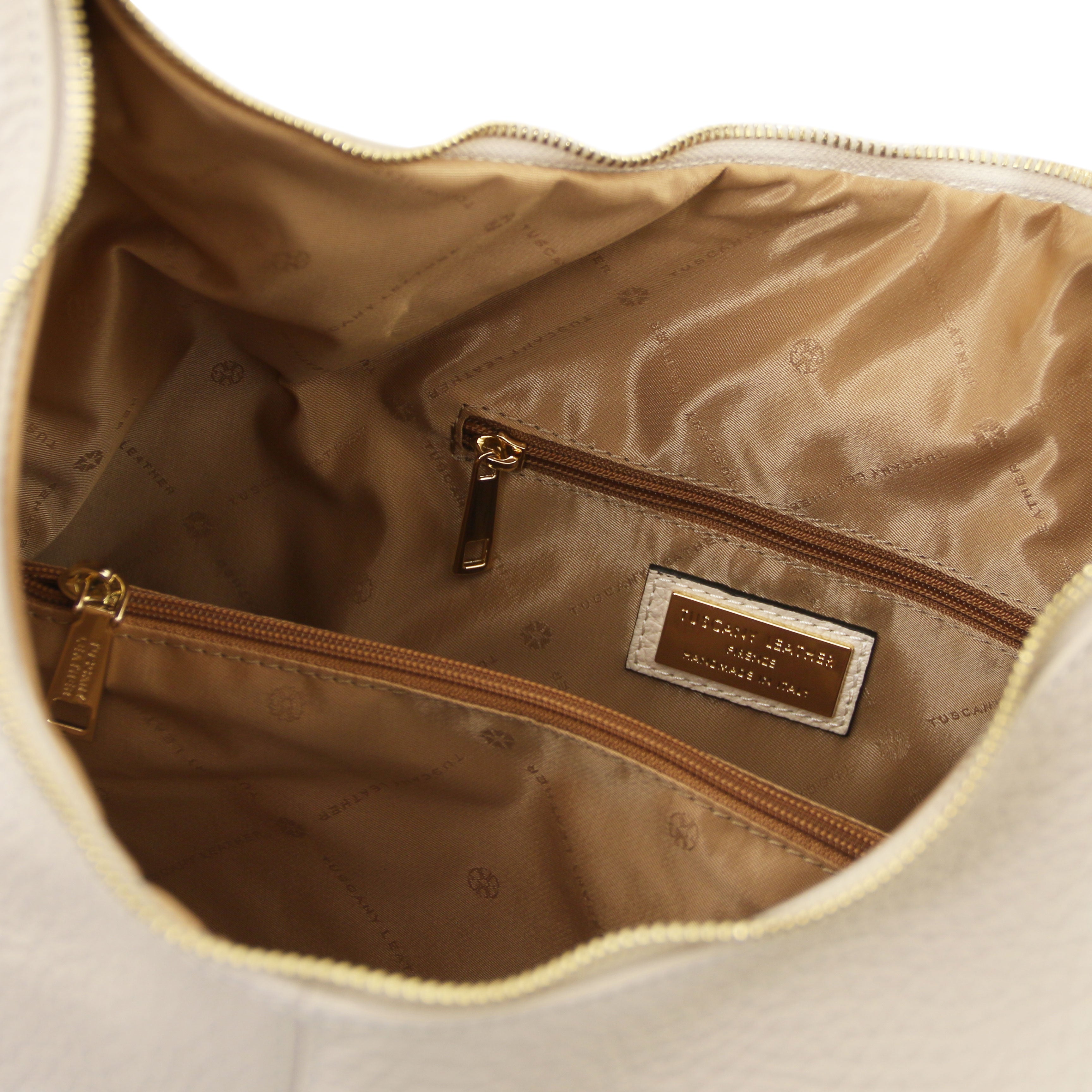 PLENIA — Grand sac shopping en cuir grainé