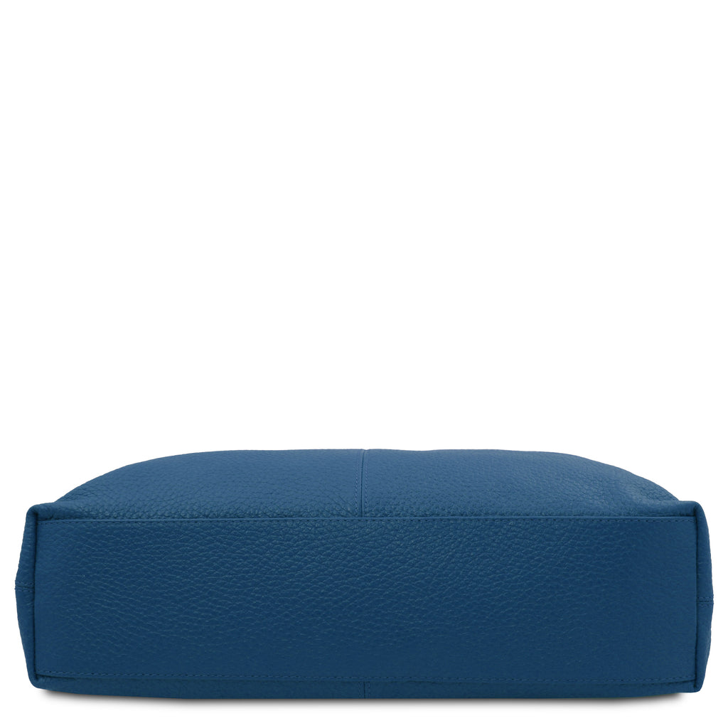 PLENIA — Grand sac shopping en cuir grainé