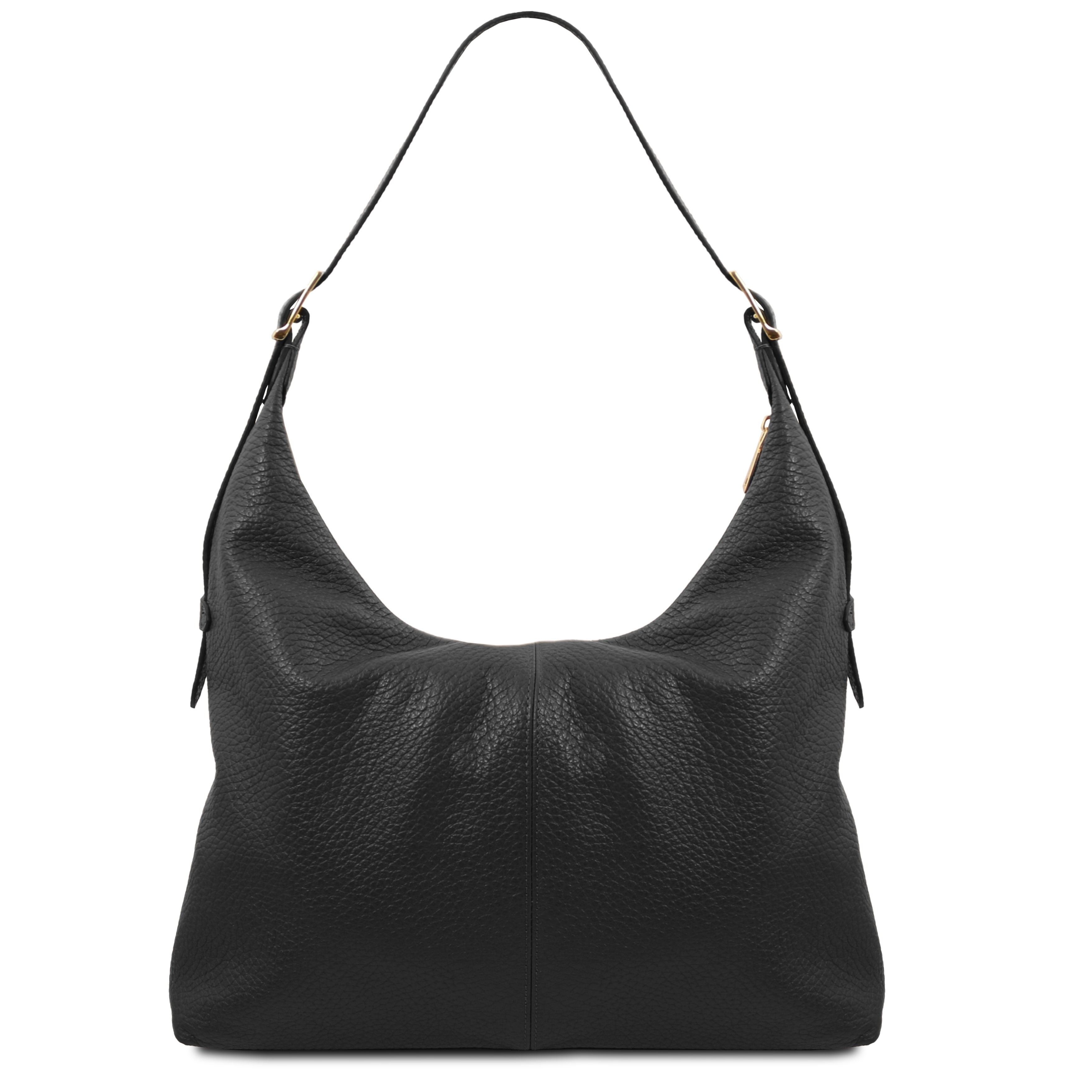 PLENIA — Grand sac shopping en cuir grainé