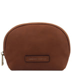Trousse de toilette femme VERA en cuir pleine fleur