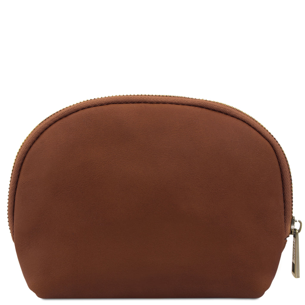 Trousse de toilette femme VERA en cuir pleine fleur