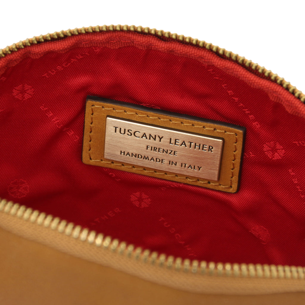 Trousse de toilette femme VERA en cuir pleine fleur