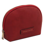 Trousse de toilette femme VERA en cuir pleine fleur