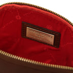 Trousse de toilette femme VERA en cuir pleine fleur