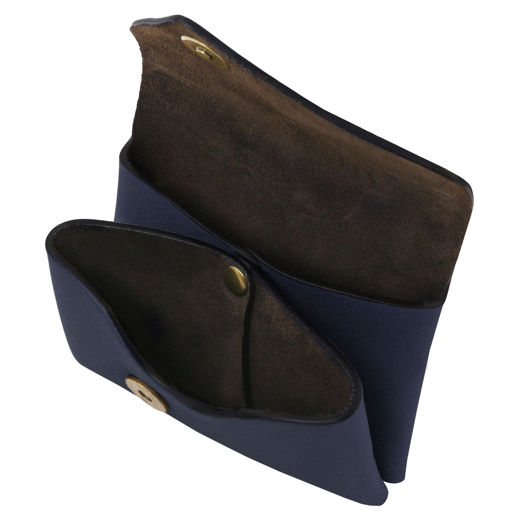 Porte-monnaie compact MONETA en cuir pleine fleur