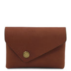 Porte-monnaie compact MONETA en cuir pleine fleur