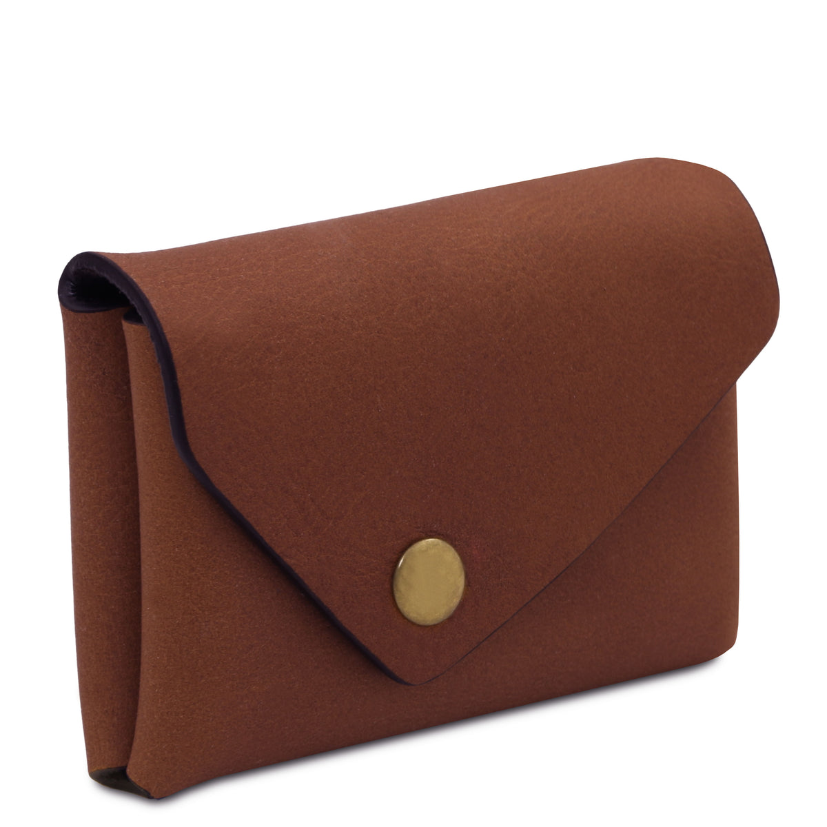 Porte-monnaie compact MONETA en cuir pleine fleur