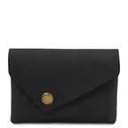 Porte-monnaie compact MONETA en cuir pleine fleur