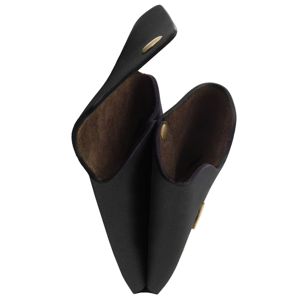 Porte-monnaie compact MONETA en cuir pleine fleur